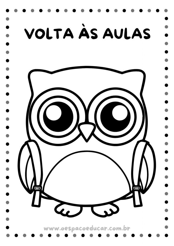 Volta às aulas: para colorir!