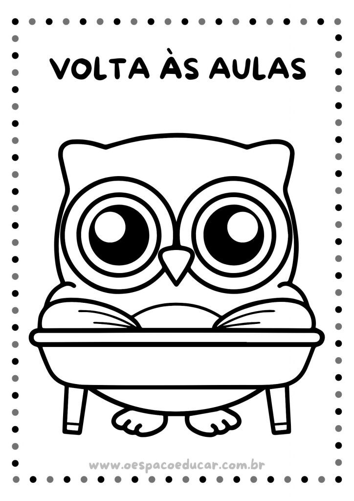Volta às aulas: para colorir!