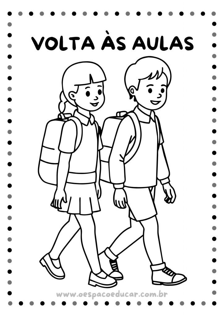 Volta às aulas: para colorir!