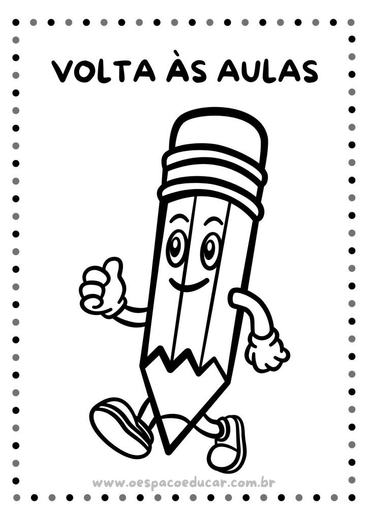 Volta às aulas: para colorir!