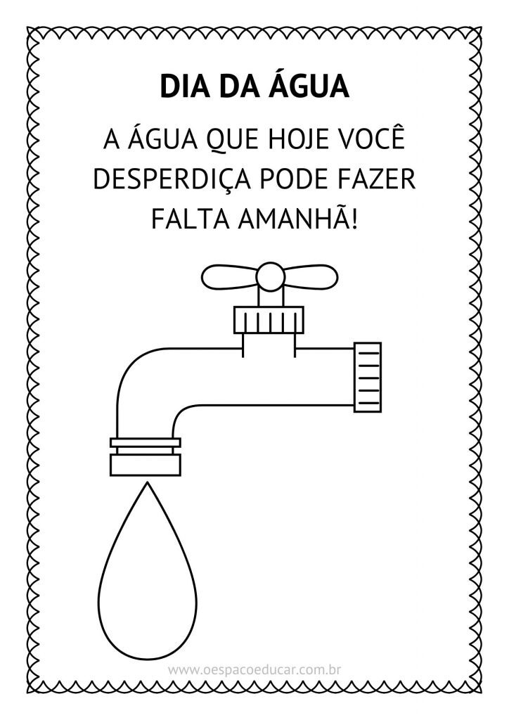 Educação Infantil: atividades dia de água!