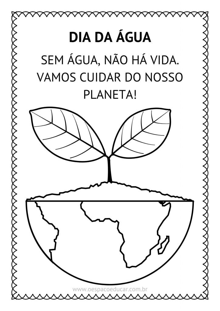 Educação Infantil: atividades dia de água!