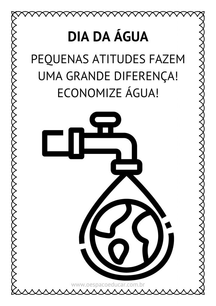 Educação Infantil: atividades dia de água!