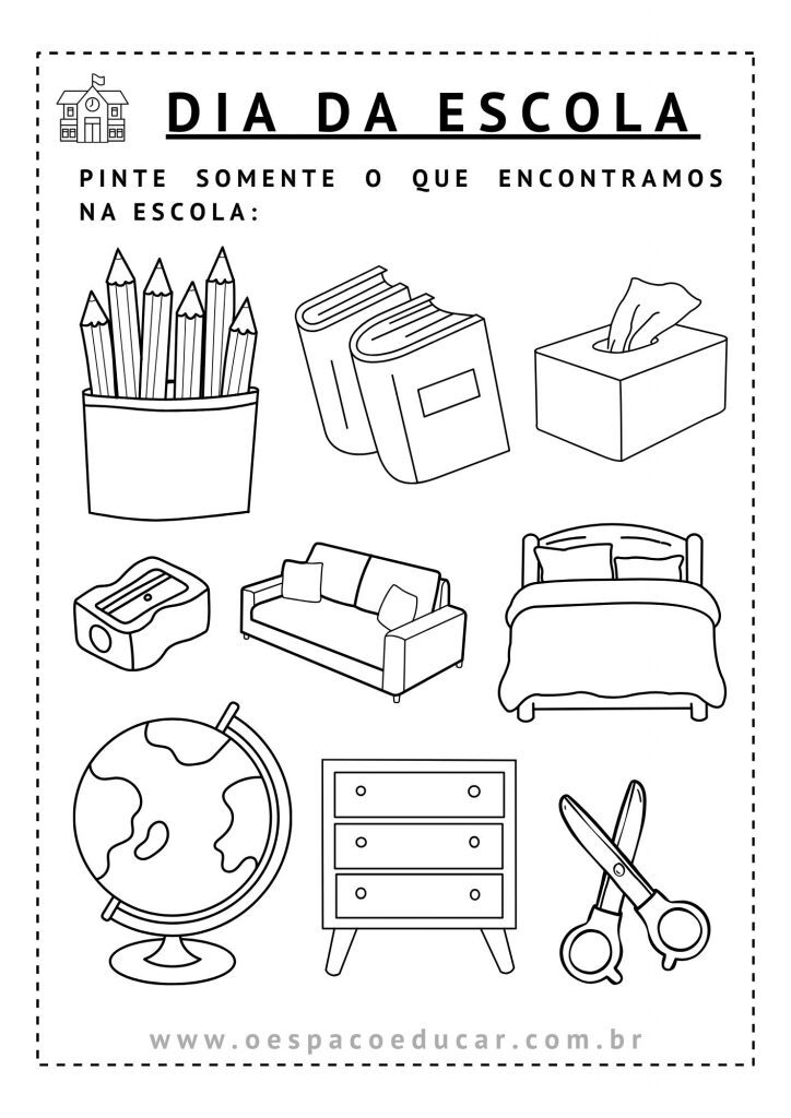 Dia da Escola: atividades de alfabetização!