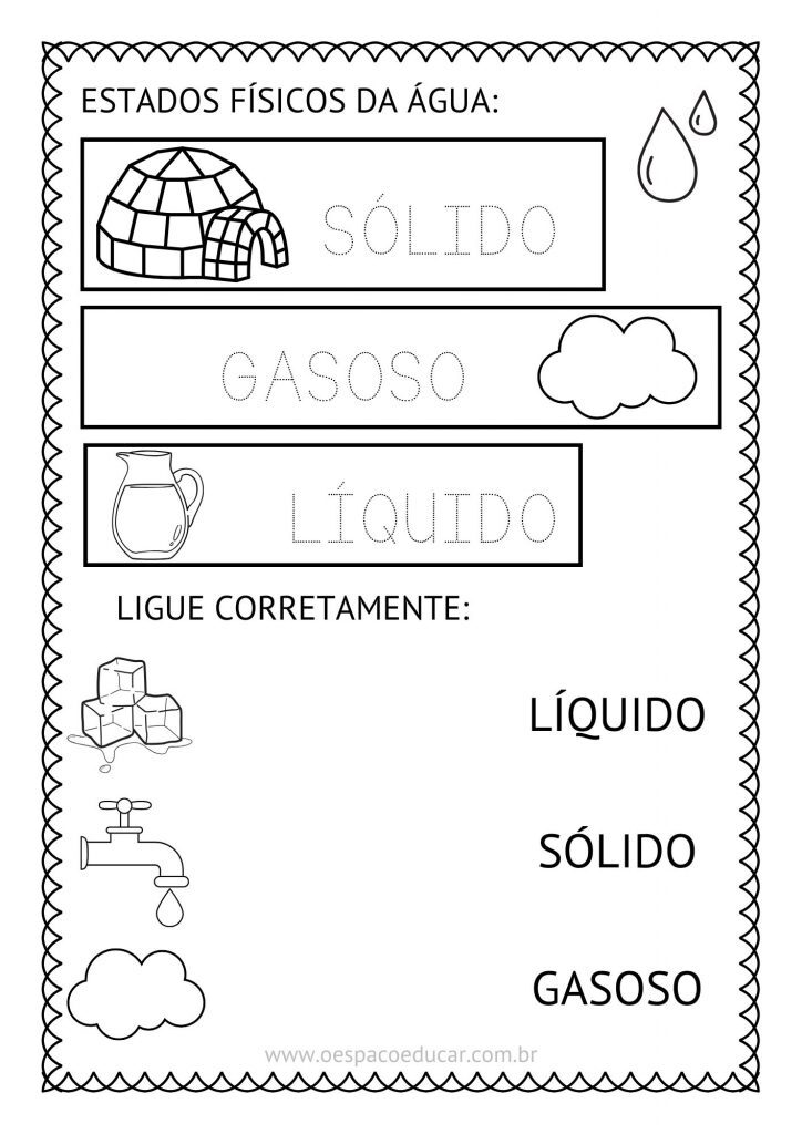 Educação Infantil: atividades dia de água!