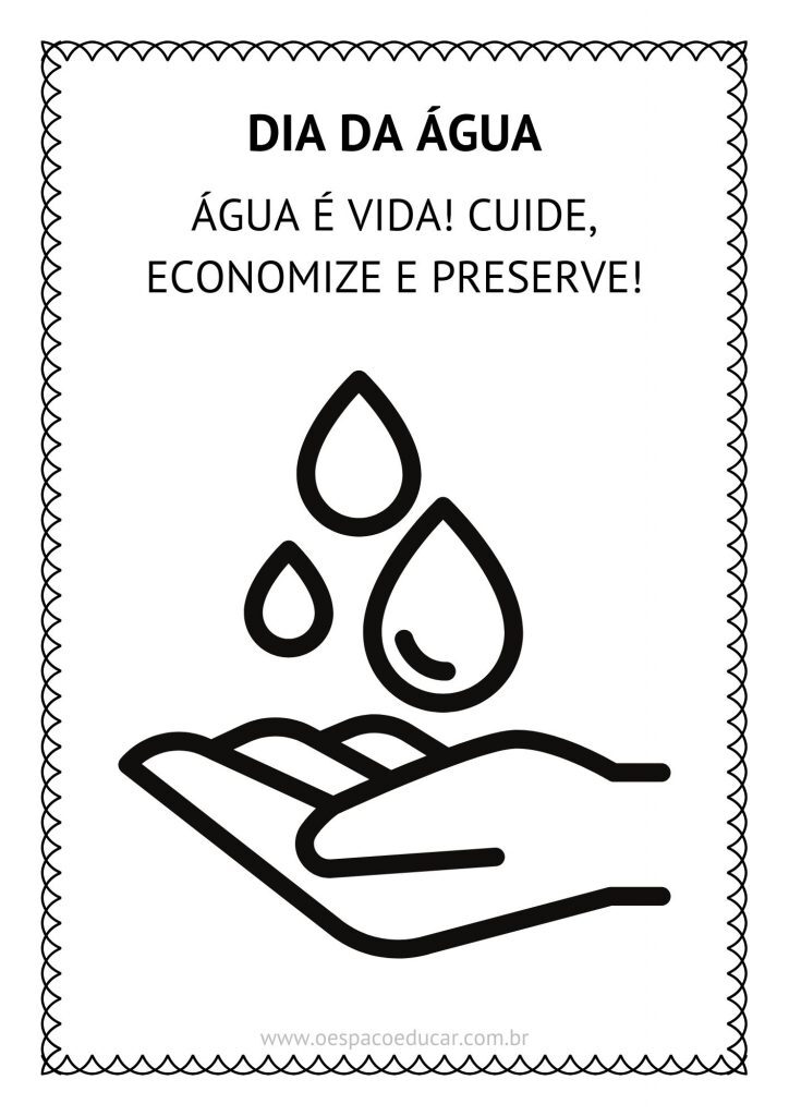 Educação Infantil: atividades dia de água!