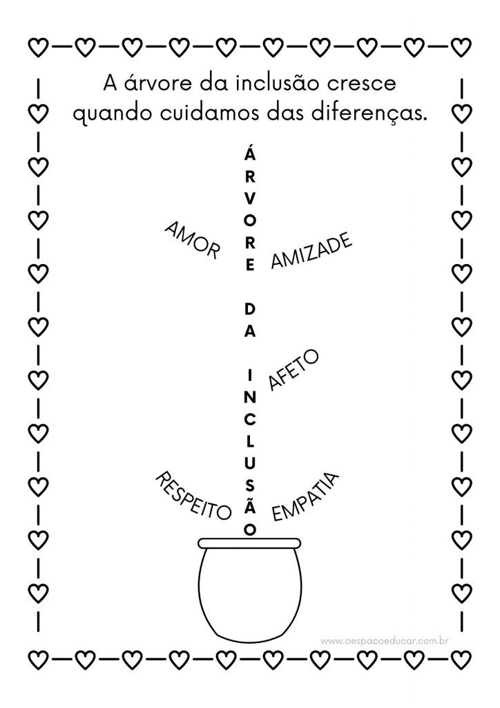 A árvore da inclusão cresce quando cuidamos das diferenças