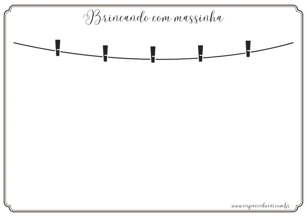 Pranchas para brincadeira com massinha!