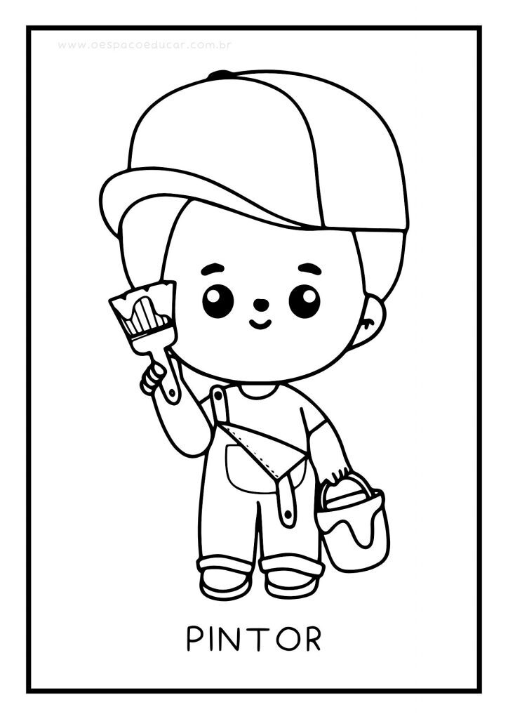 Dia do Trabalho: colorindo profissões!