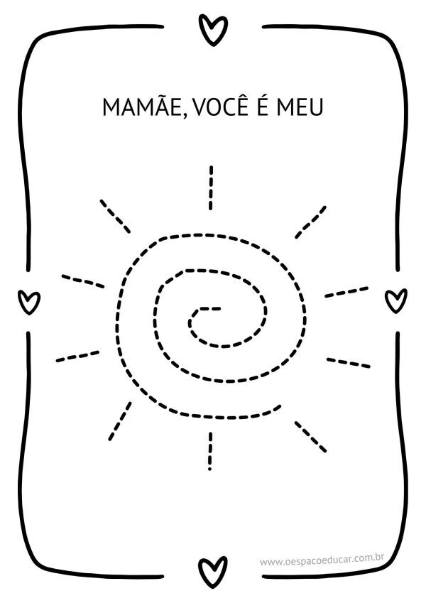 Dia das Mães: coordenação motora!