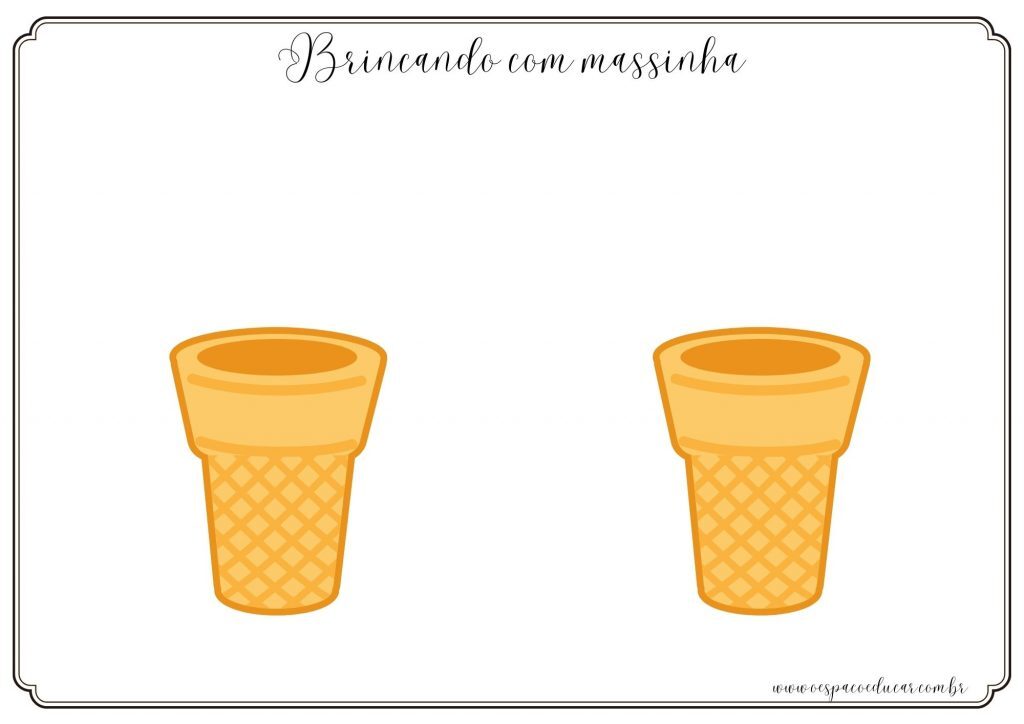 Pranchas para brincadeira com massinha!
