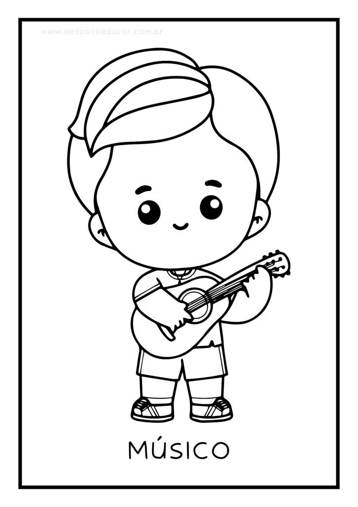 Dia do Trabalho: colorindo profissões!