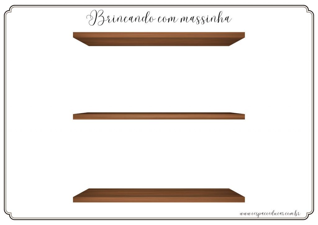 Pranchas para brincadeira com massinha!