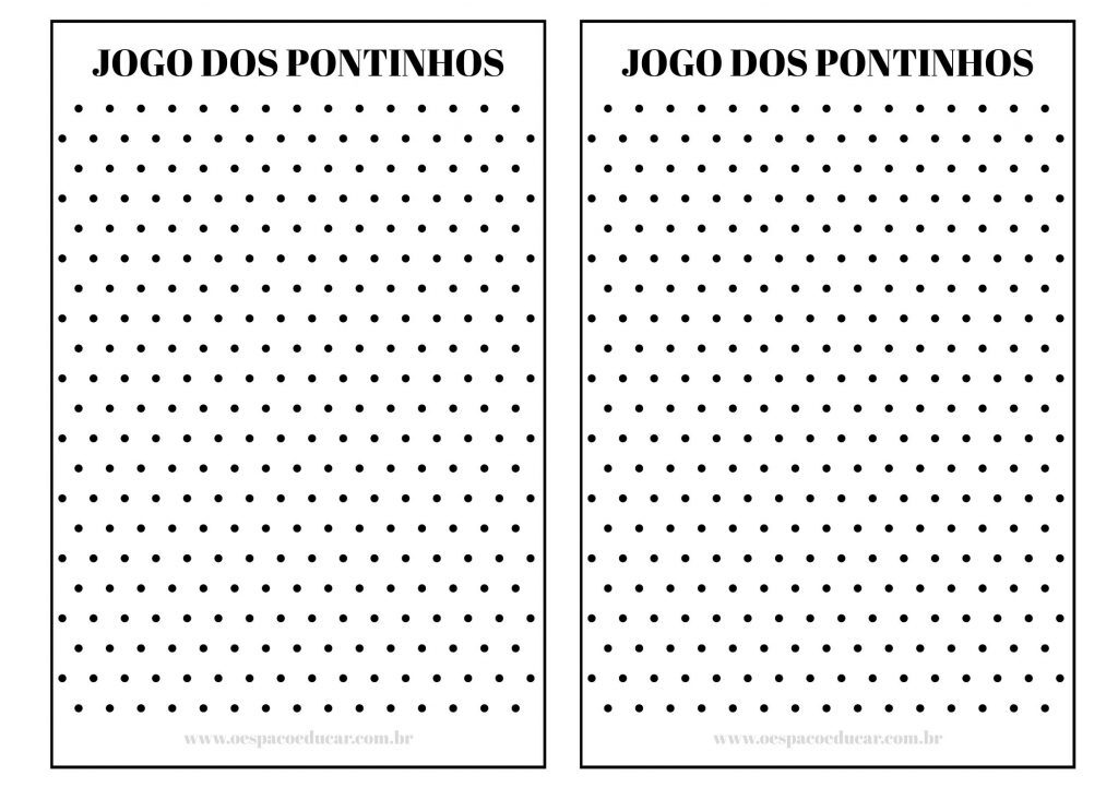 Alfabetização Matemática: jogo dos pontinhos!