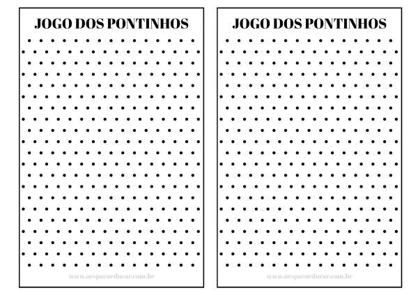 Alfabetização Matemática: jogo dos pontinhos!
