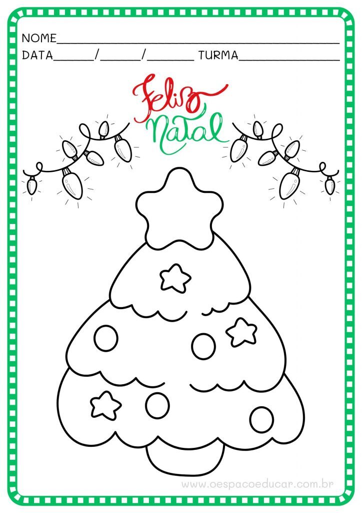 Natal: vamos colorir!