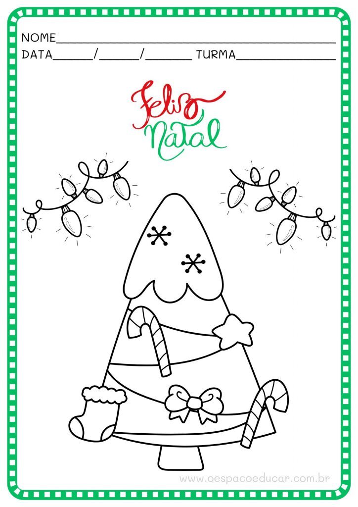 Natal: vamos colorir!