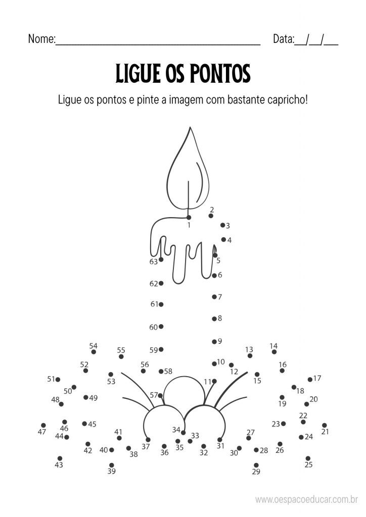 Natal: ligue os pontos!