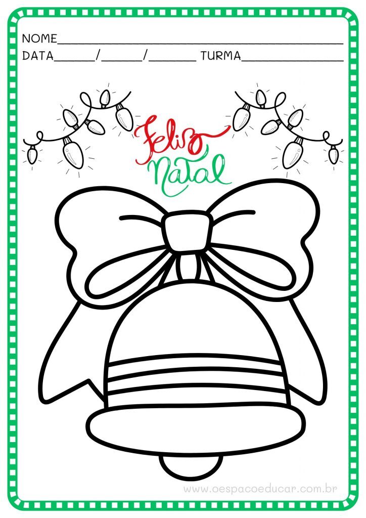 Natal: vamos colorir!