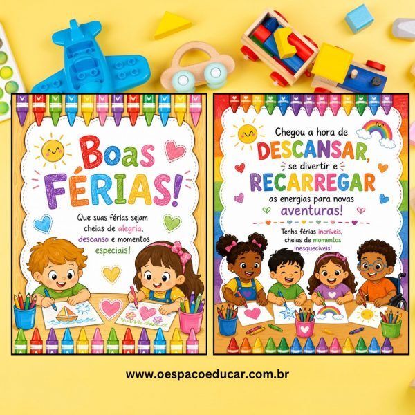 Bilhete de férias!