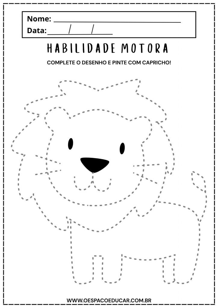 Atividades de habilidade motora com os animais!
