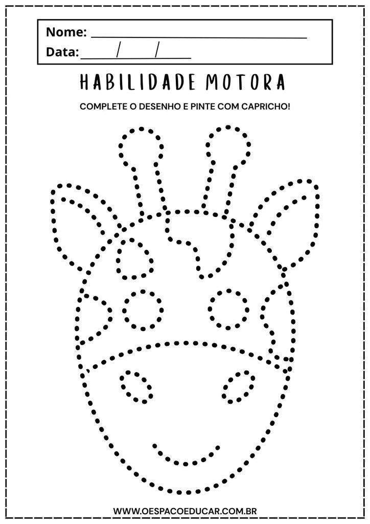 Atividades de habilidade motora com os animais!