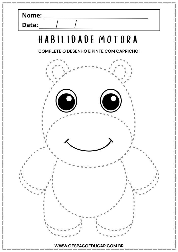 Atividades de coordenação motora na Educação Infantil!