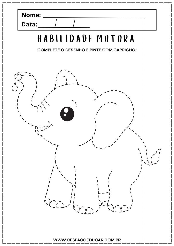 Atividades de habilidade motora com os animais!