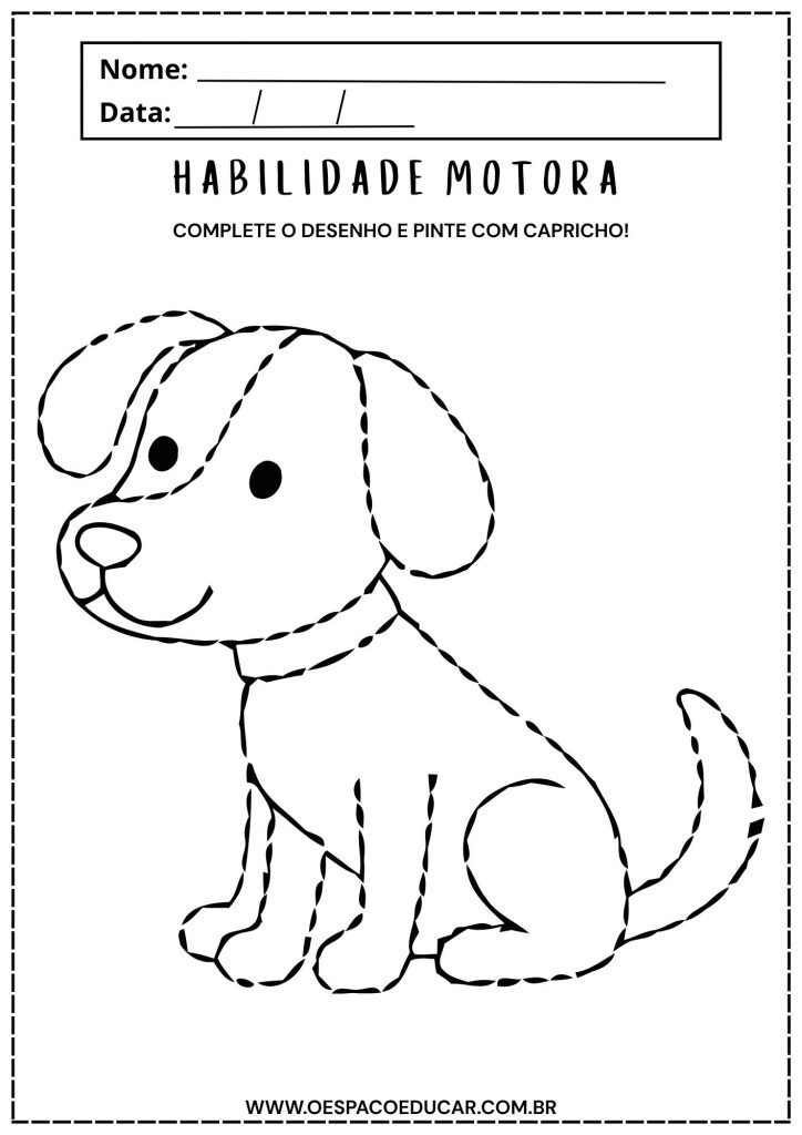 Atividades de habilidade motora com os animais!