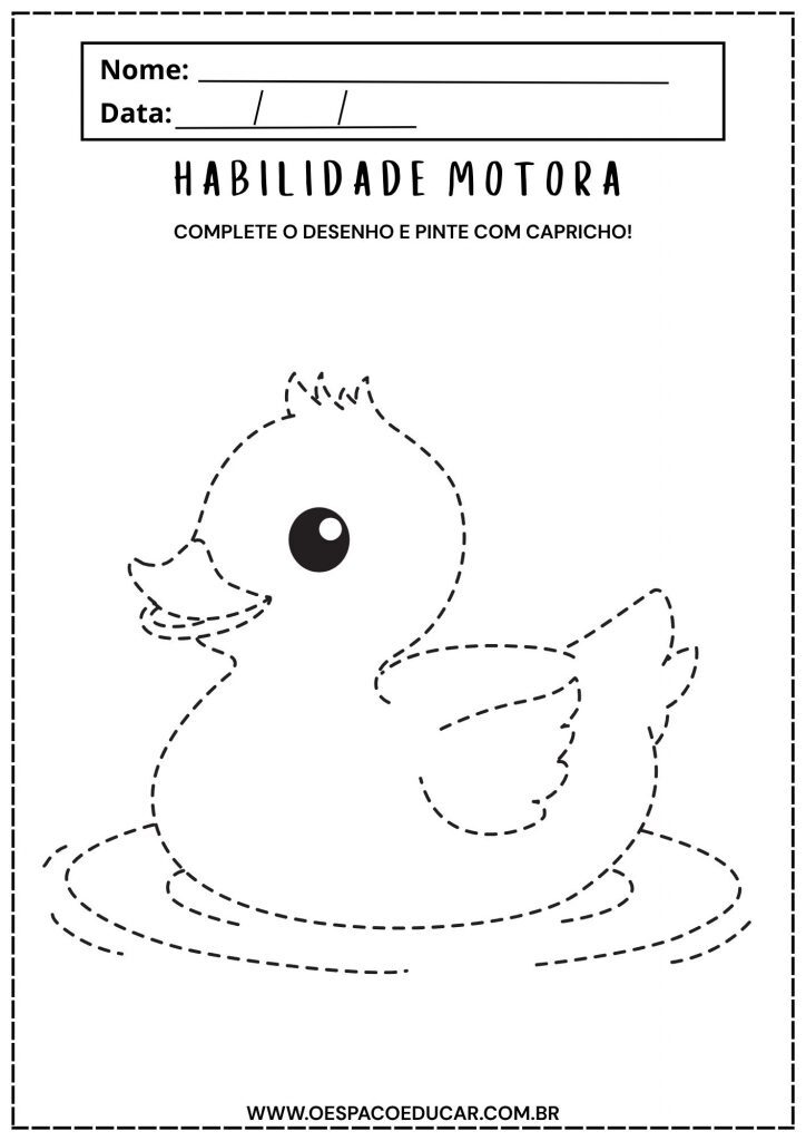 Atividades de habilidade motora com os animais!