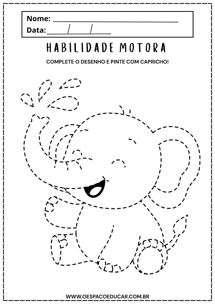 Atividades de habilidade motora com os animais!