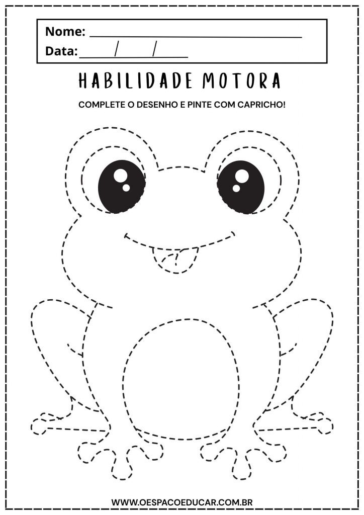 Atividades de habilidade motora com os animais!