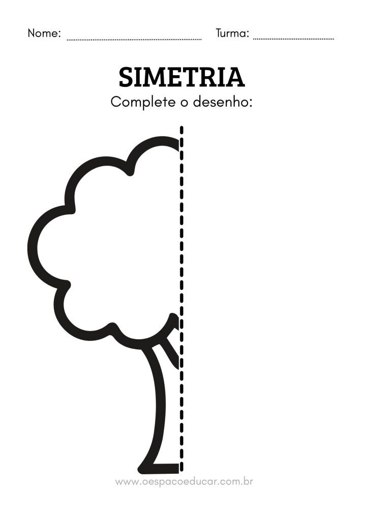 Atividades de Simetria para Educação Infantil!