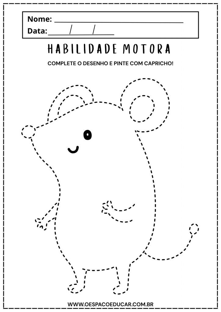 Atividades de habilidade motora com os animais!