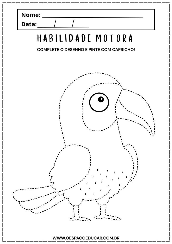 Atividades de habilidade motora com os animais!