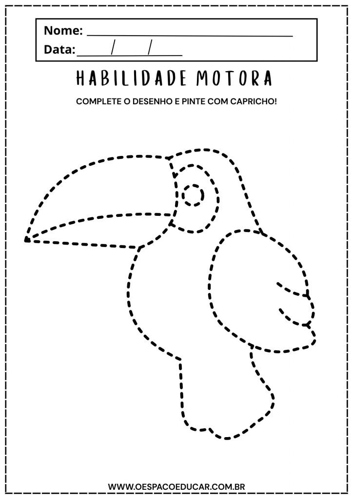 Atividades de habilidade motora com os animais!
