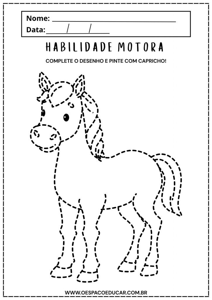 Atividades de habilidade motora com os animais!