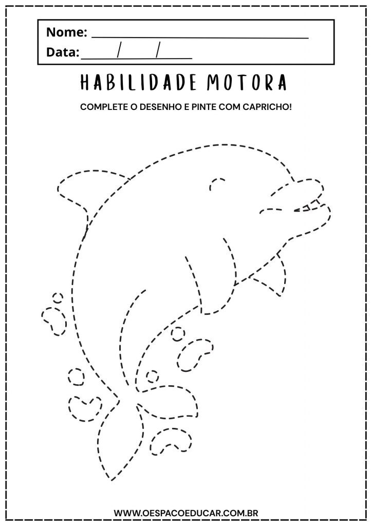 Atividades de habilidade motora com os animais!