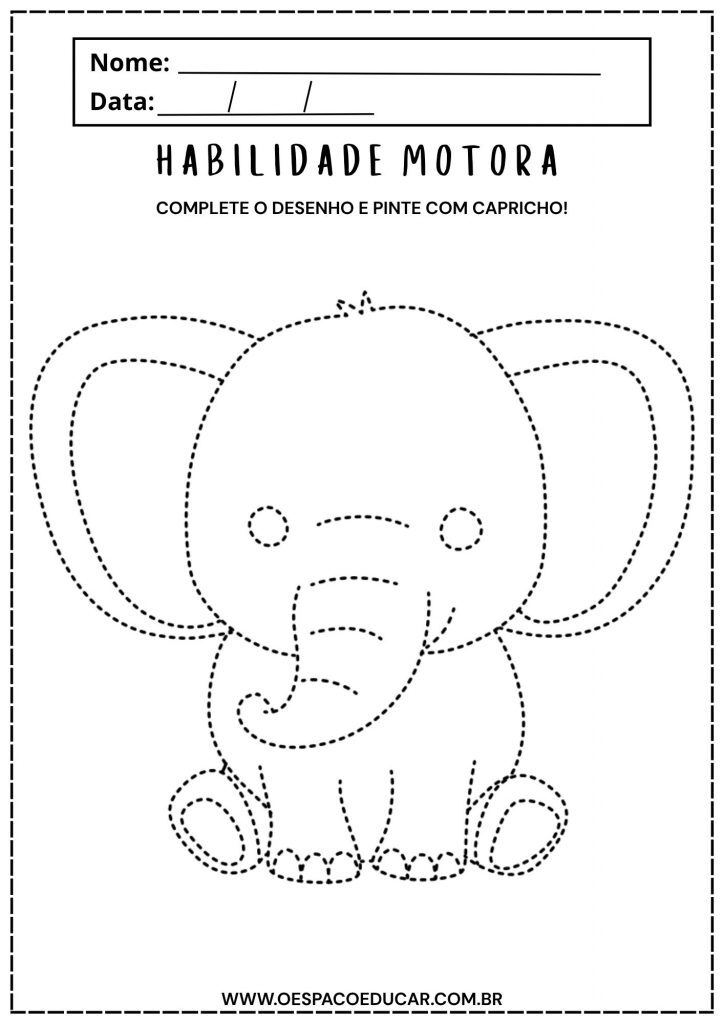 Atividades de habilidade motora com os animais!