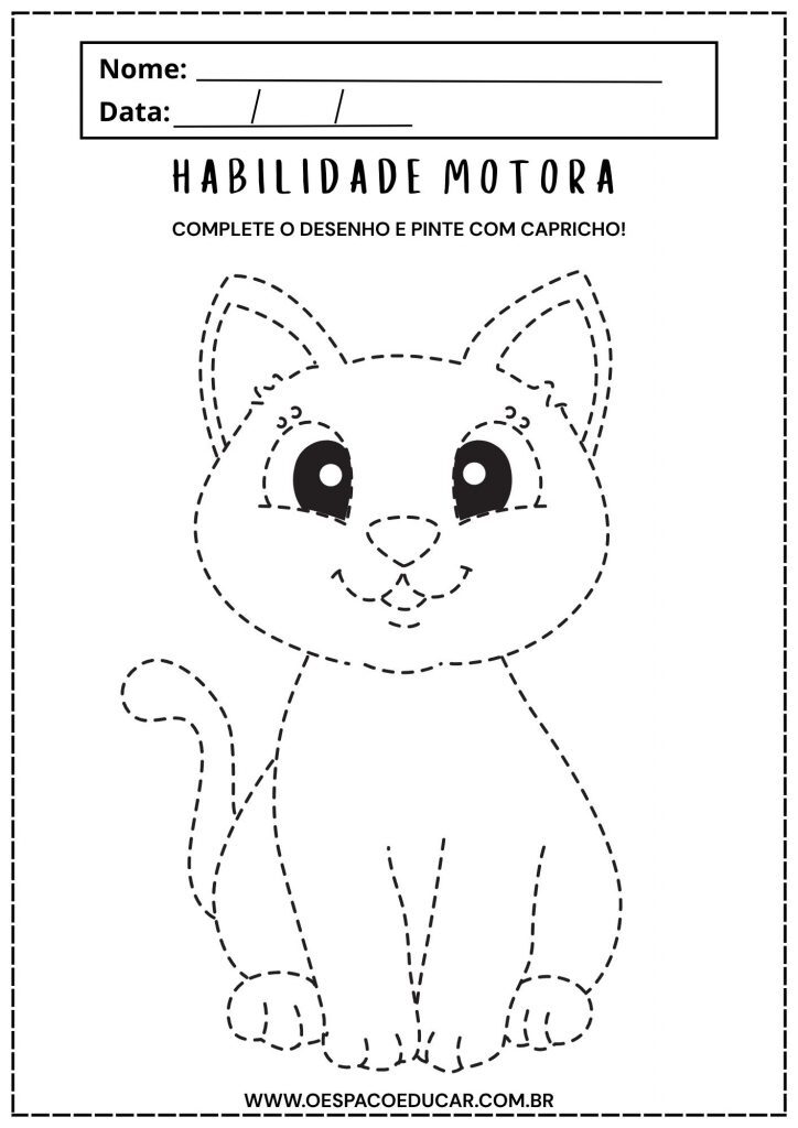 Atividades de habilidade motora com os animais!