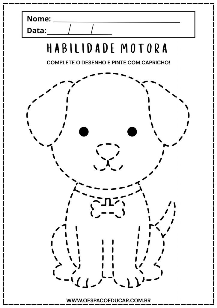 Atividades de habilidade motora com os animais!