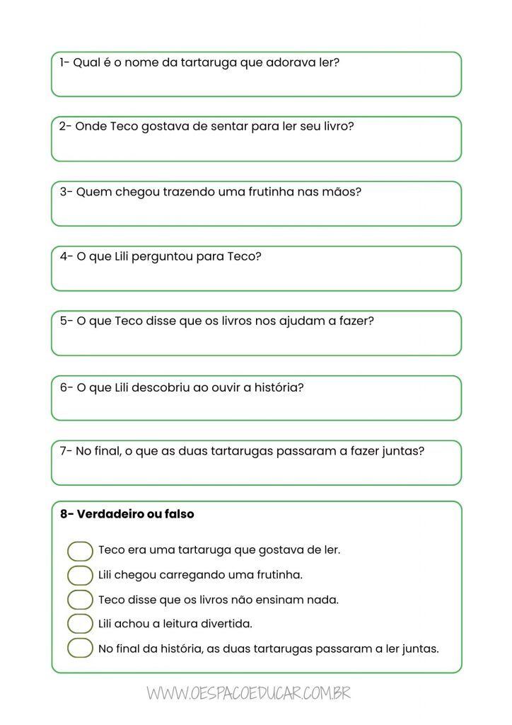 Ensino Fundamental: interpretando textos!