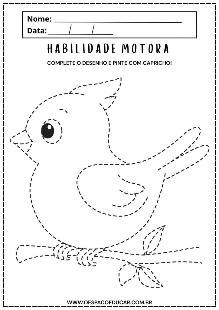 Atividades de habilidade motora com os animais!
