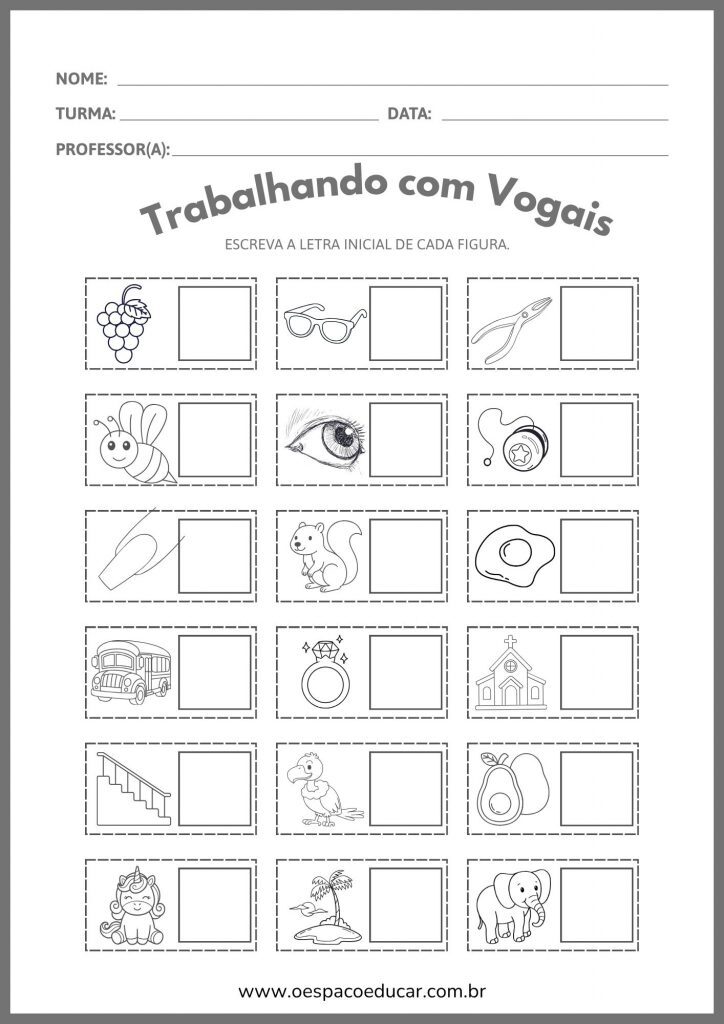 Trace e Complete os Animais Atividade Infantil Marrom
