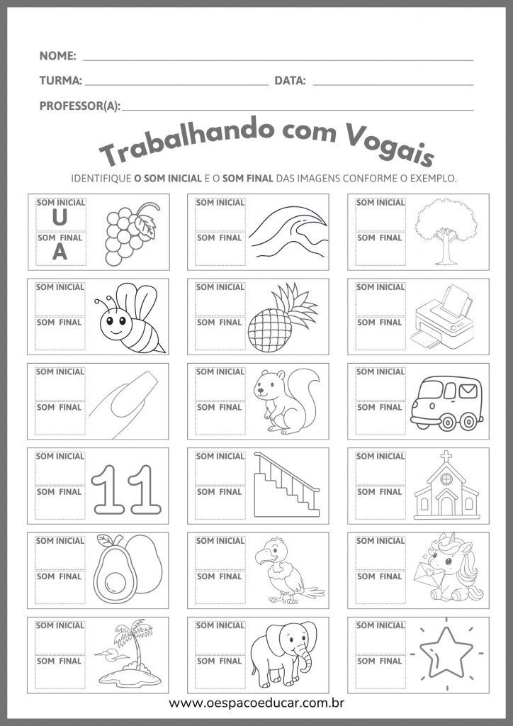 Trace e Complete os Animais Atividade Infantil Marrom