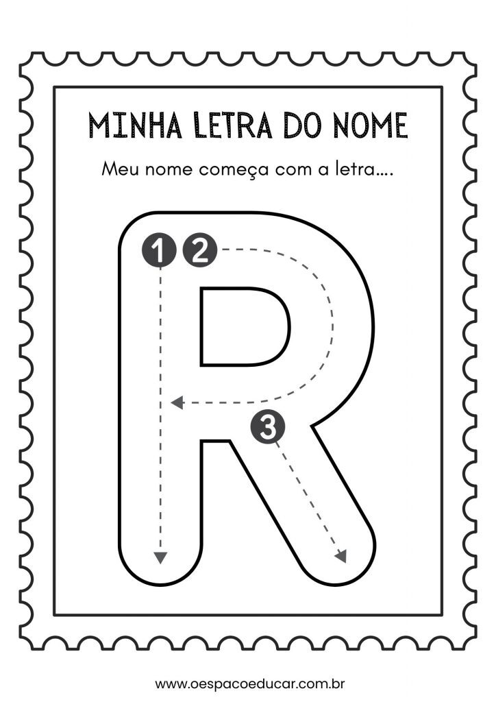 Educação Infantil: a letra inicial do meu nome!