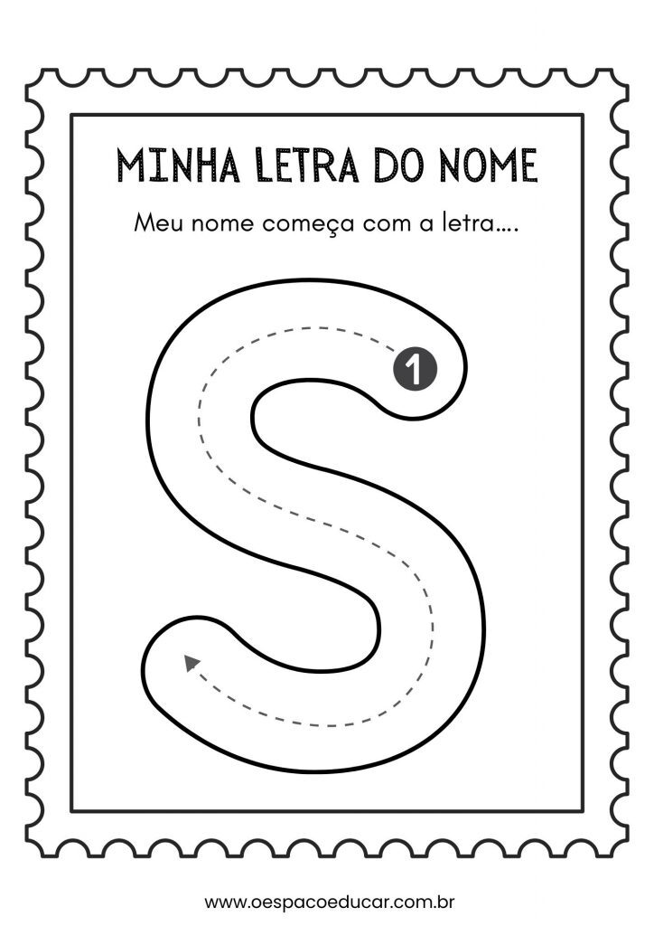 Educação Infantil: a letra inicial do meu nome!