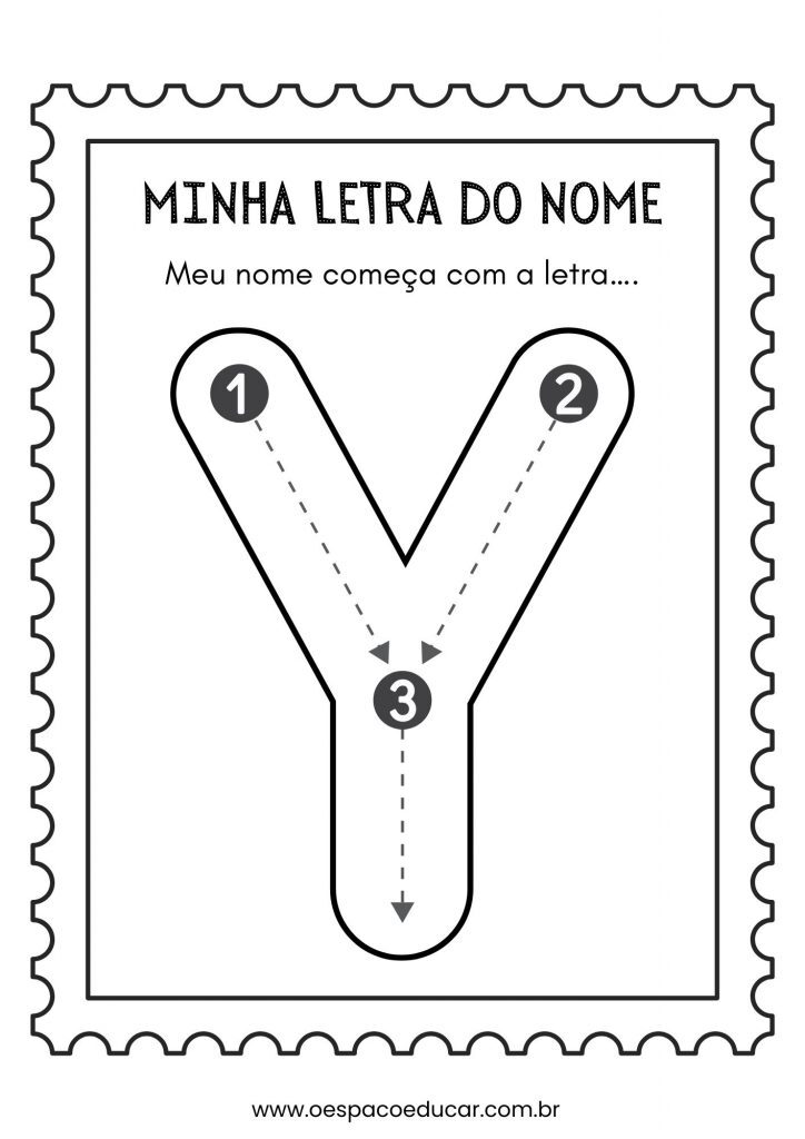 Educação Infantil: a letra inicial do meu nome!