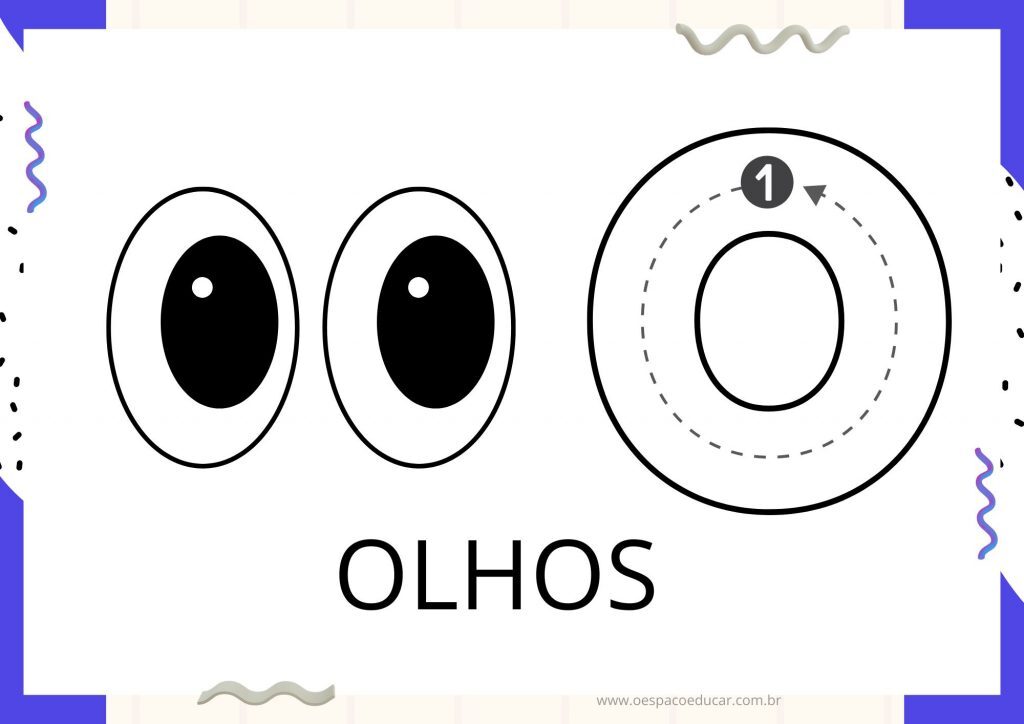 Cartazes divertidos das vogais!