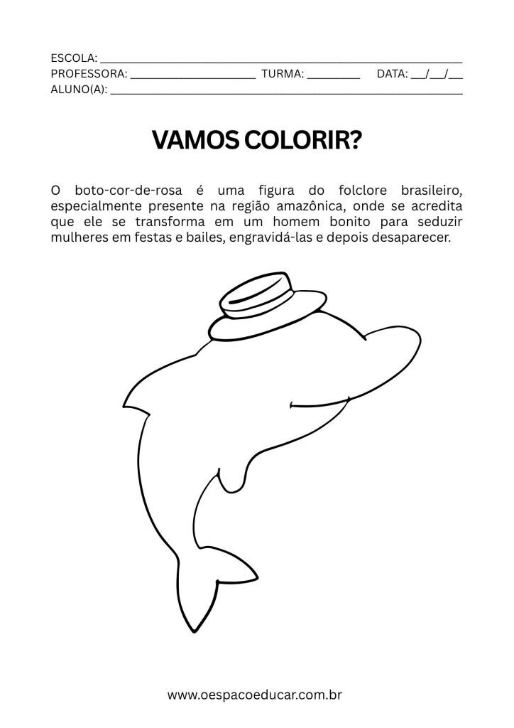 Os personagens do Folclore!